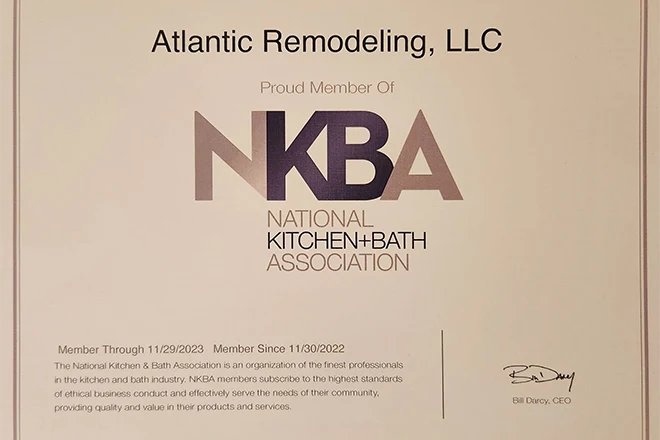 Atlantic Remodeling National Kitchen Bath membership