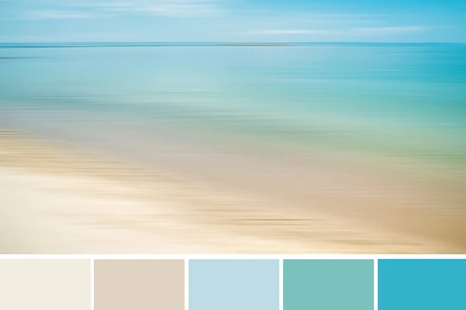 Beach color swatches for small bathroom colors